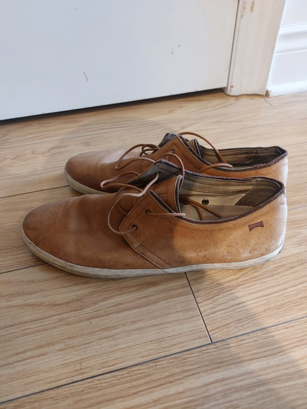 Camper Men's Casual Leather Lace-Up Shoes
